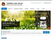 Tablet Screenshot of laboratoriosnale.com